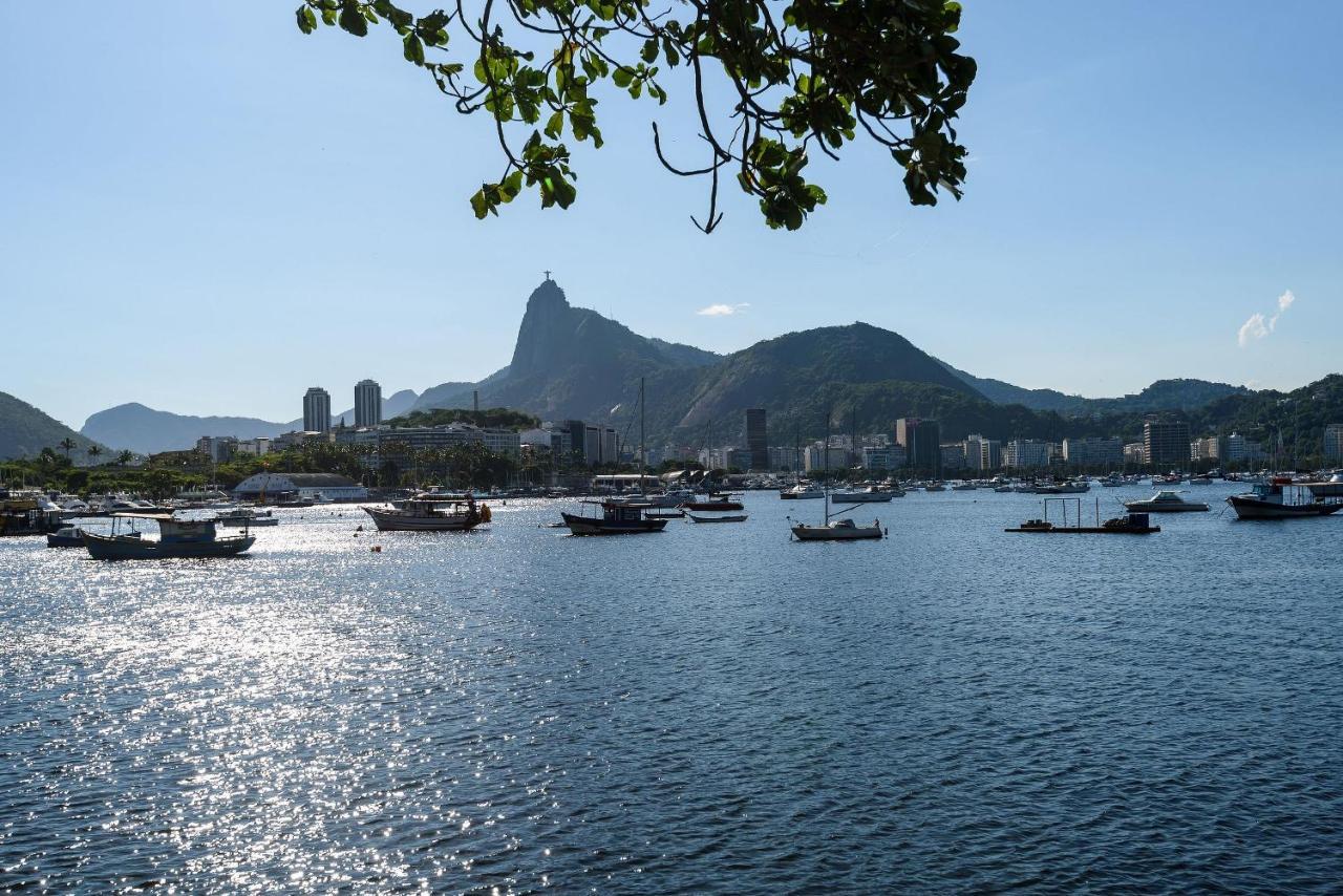 2 Quartos Na Urca Com Vista Para Baia De Guanabara A 700M Pao De Acucar Com Cozinha Completa E Wi-Fi - Bares, Restaurantes E Comercio Local A Poucos Metros Rio de Janeiro Eksteriør billede