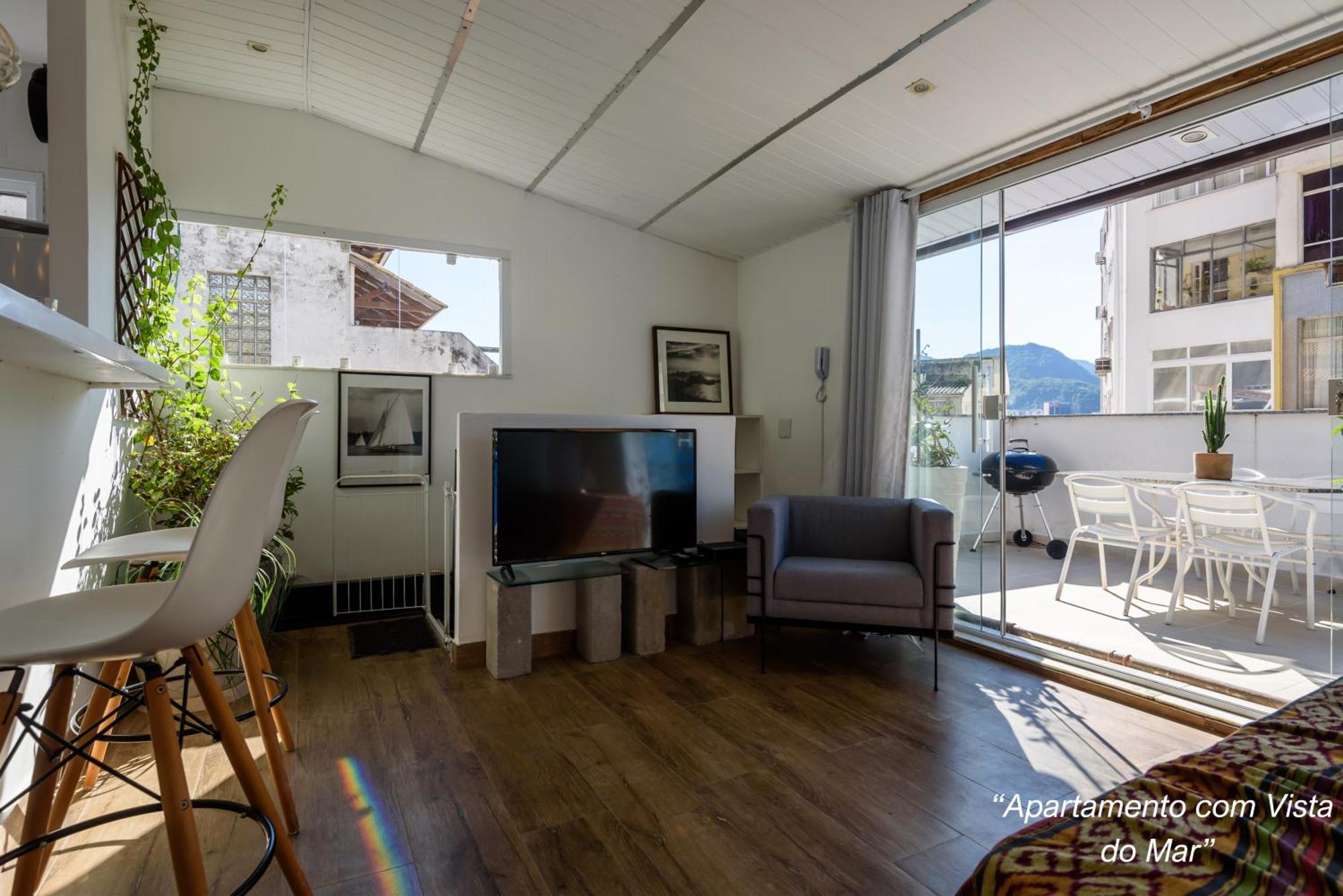 2 Quartos Na Urca Com Vista Para Baia De Guanabara A 700M Pao De Acucar Com Cozinha Completa E Wi-Fi - Bares, Restaurantes E Comercio Local A Poucos Metros Rio de Janeiro Eksteriør billede